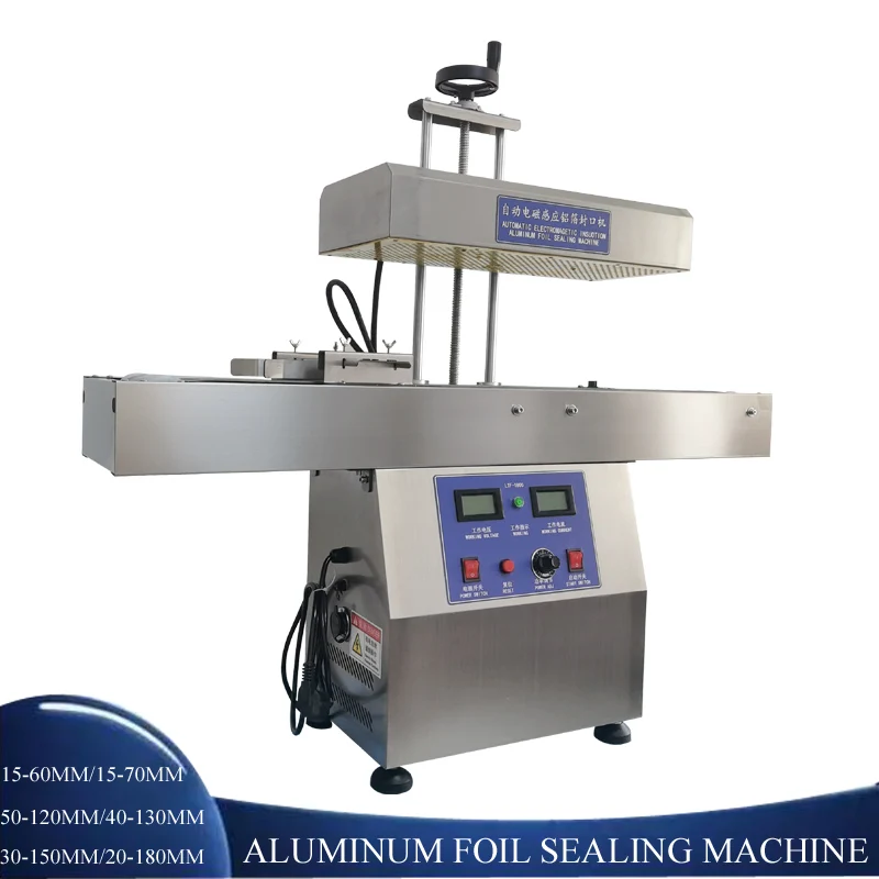 

Aluminum Foil Sealing Machine Sealer Electromagnetic Induction Medical Plastic Honey Cream Bottle Lid Seal 15-180mm