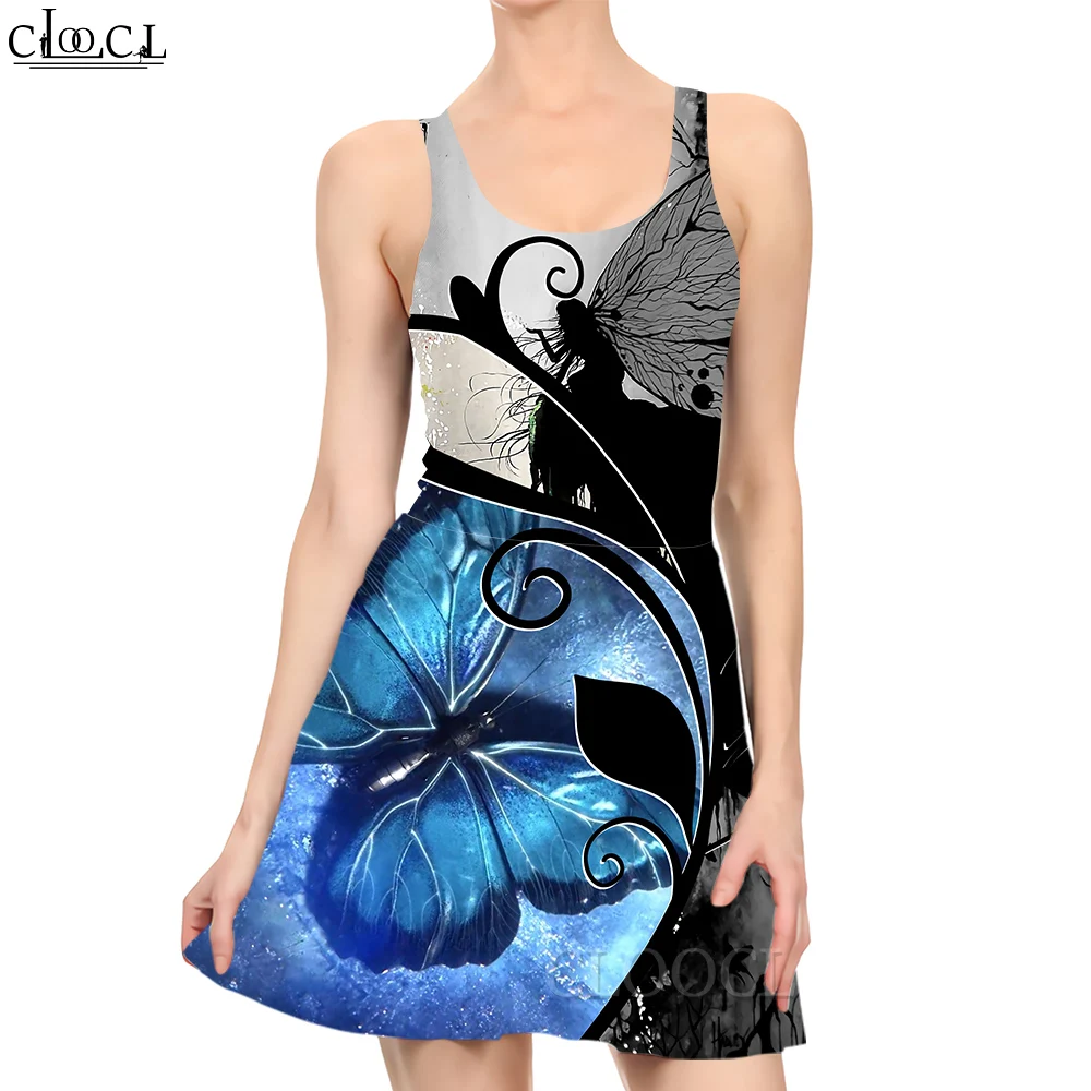 CLOOCL Fashion Women Dress Beautiful Butterfly Pattern 3D Printed Mini Dress for Sleeveless Sexy Beach Dresses Female Clothes
CLOOCL Fashion Women Dress Beautiful Butterfly Pattern 3D Printed Mini Dress for Sleeveless Sexy Beach Dresses Female Clothes