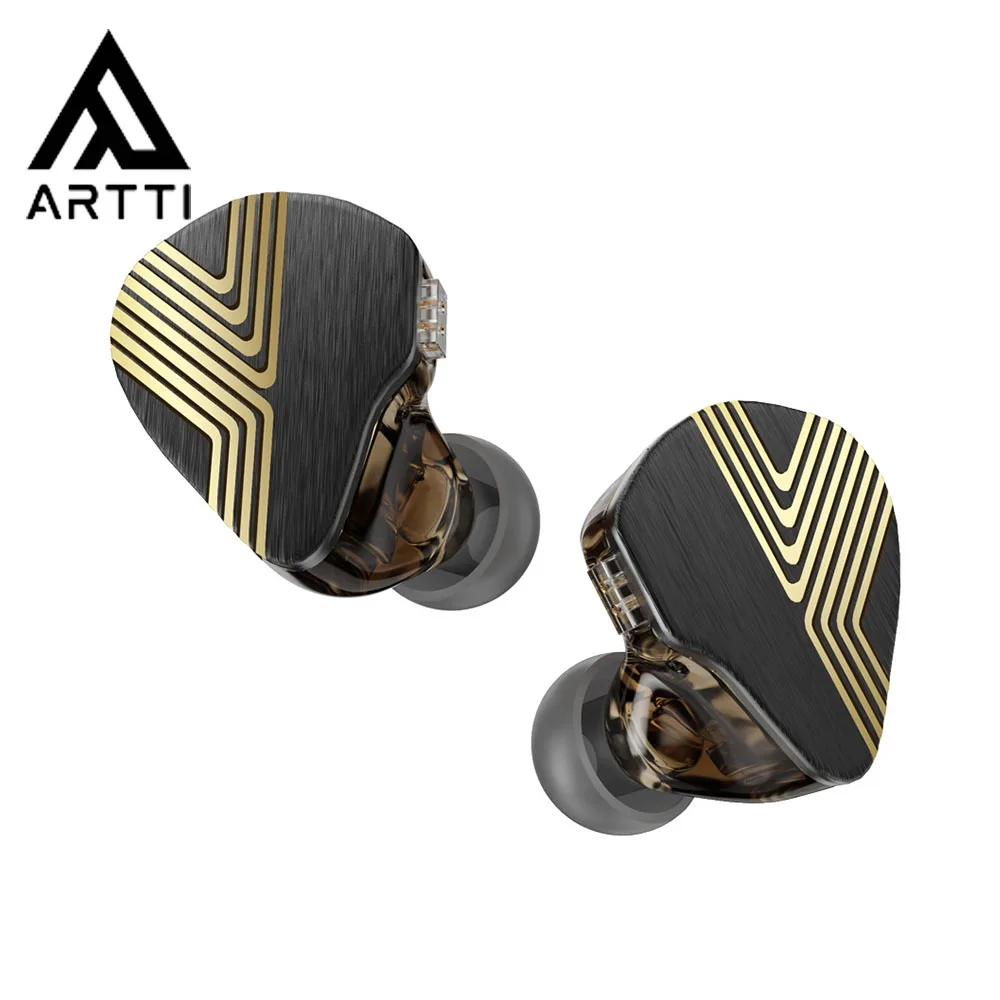 

ARTTI TR1 1DD+1BA New HiFi Earphone In-Ear Wired IEMs 10mm Beryllium-plated Monitor Earphone 3.5mm/type c Mic Detachable Cable