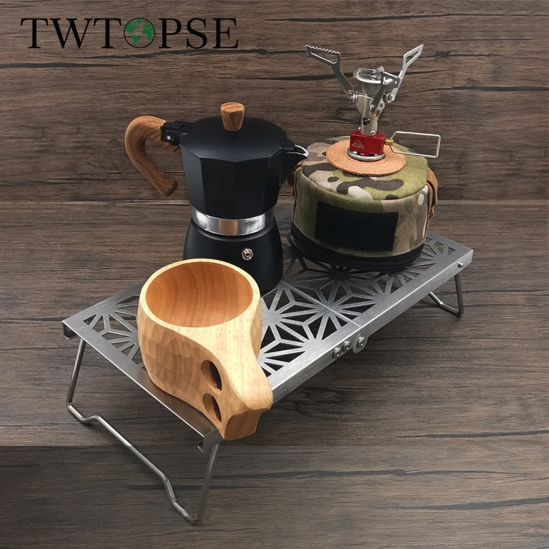 TWTOPSE Hollow Out Folding Table Outdoor Camping Single Stainless Steel Exquisite Pattern Table With Storage Bag
TWTOPSE Hollow Out Folding Table Outdoor Camping Single Stainless Steel Exquisite Pattern Table With Storage Bag