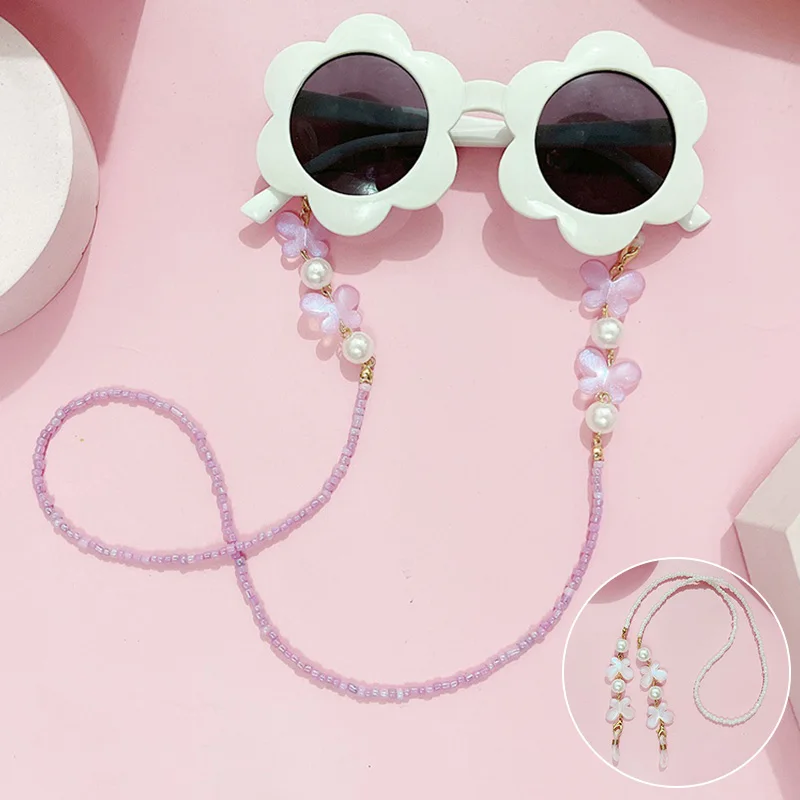 Colorful Butterfly Pearl Beads Mask Chain Sunglasses For Women Hanging Chain Neckband Glasses Accessories Decoration Gifts
Colorful Butterfly Pearl Beads Mask Chain Sunglasses For Women Hanging Chain Neckband Glasses Accessories Decoration Gifts