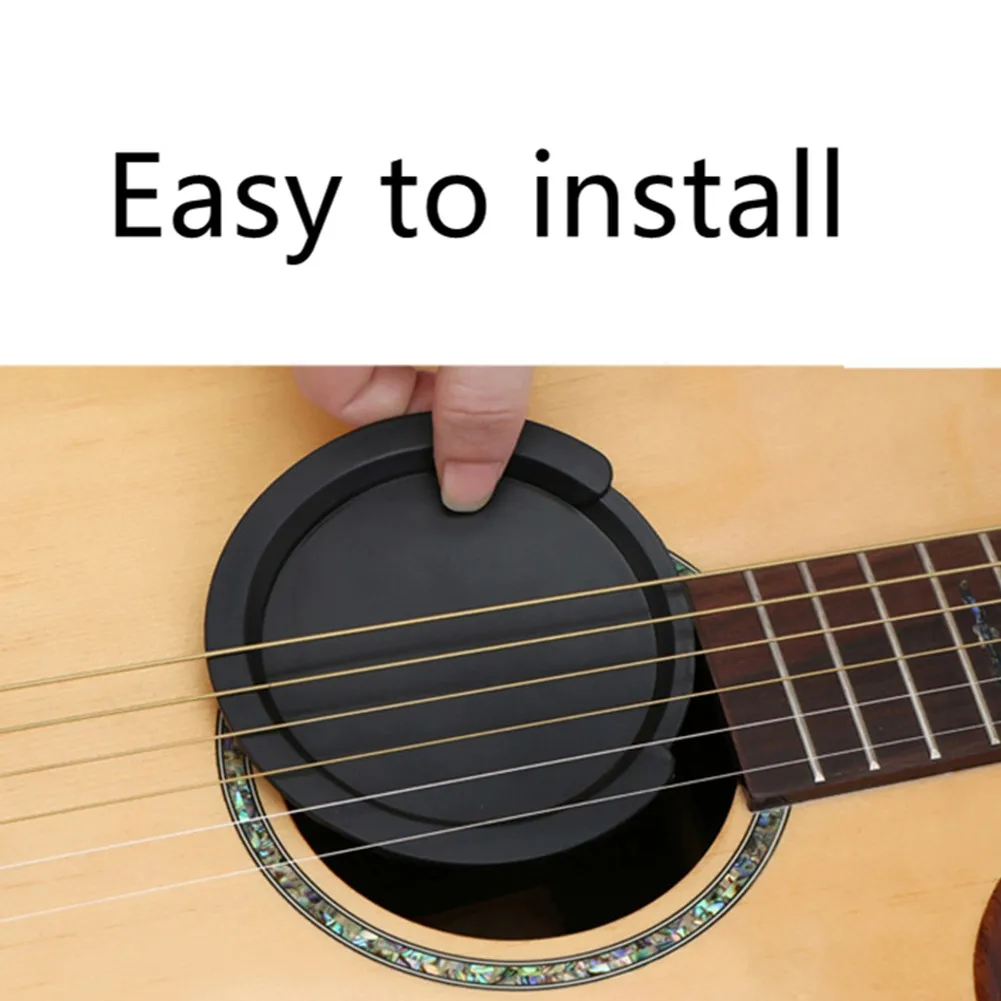Black Acoustic Guitar Sound Hole Cover Silica Gel Muffler Cover Guitar Sound Hole Cover Musical Instruments Parts
Black Acoustic Guitar Sound Hole Cover Silica Gel Muffler Cover Guitar Sound Hole Cover Musical Instruments Parts