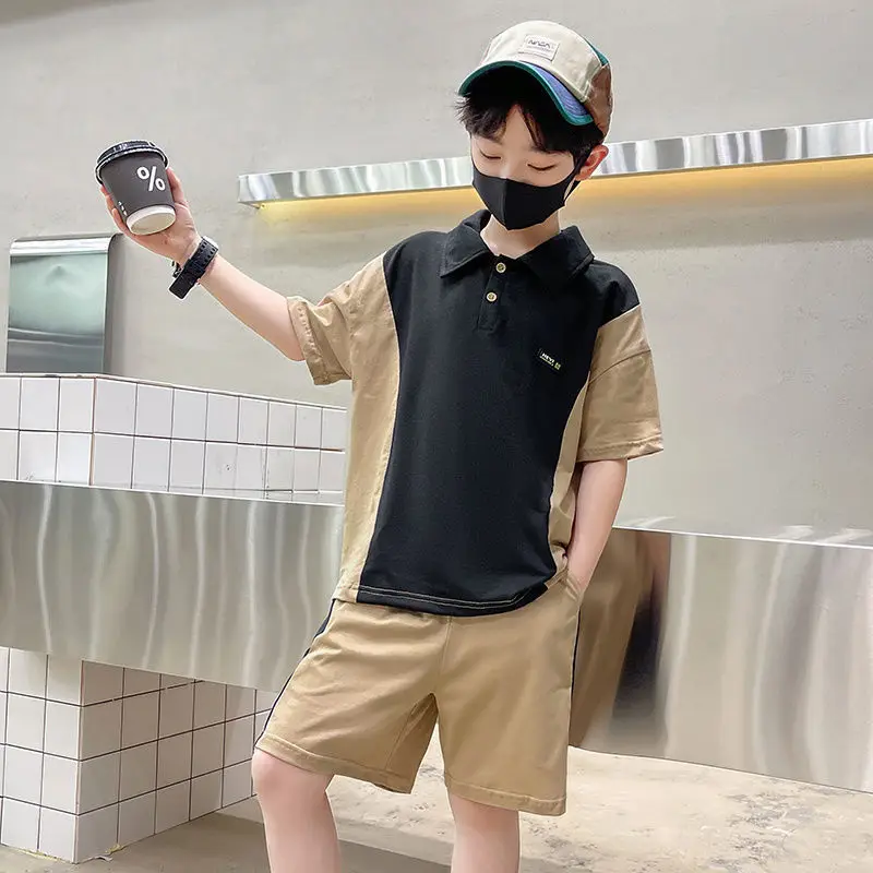 New Fashion Boy 2022 Summer Kids Boy Tr acksuit Chinese Style Baby Clothes Suit T Shirt Shorts 2Pcs/set Casual Clothing 5-14Yrs
New Fashion Boy 2022 Summer Kids Boy Tr acksuit Chinese Style Baby Clothes Suit T Shirt Shorts 2Pcs/set Casual Clothing 5-14Yrs