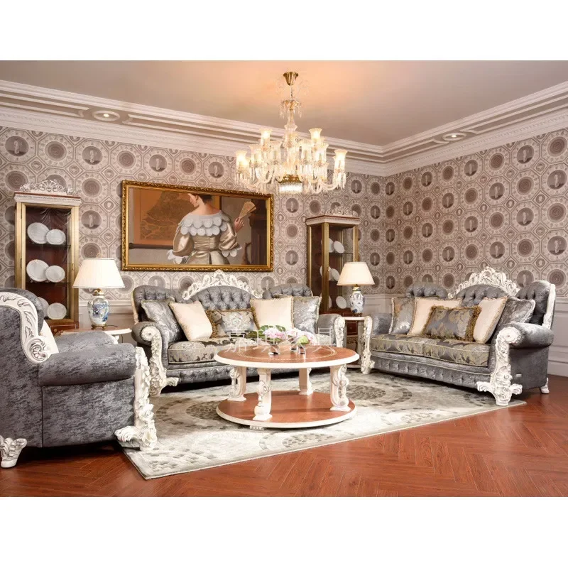 Роскошный диван для виллы в европейском стиле на заказ полностью из массива дерева ручная работа французский чайный столик мебель для гостиной
Роскошный диван для виллы в европейском стиле на заказ полностью из массива дерева ручная работа французский чайный столик мебель для гостиной