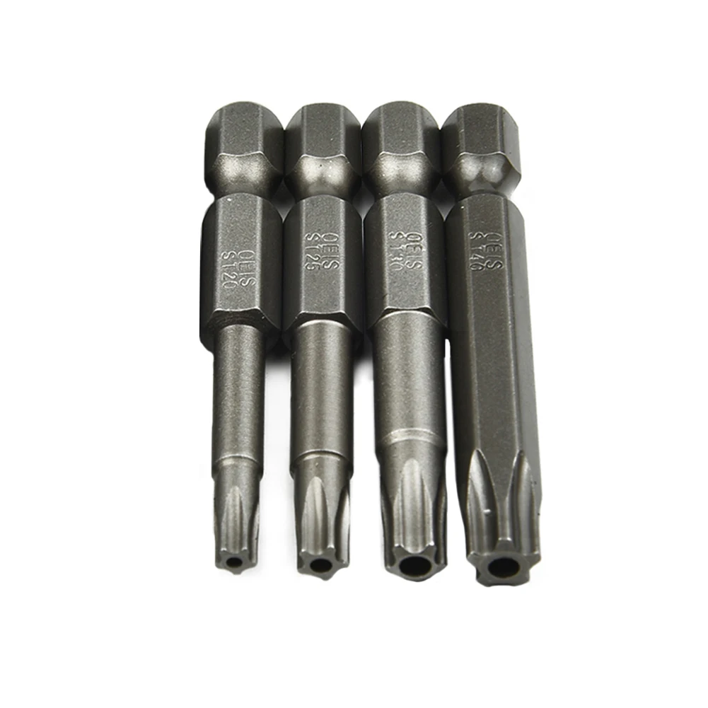 4pcs 50mm Magnetic Torx Screwdriver Bit Steel Electric Screwdriver T20-T40 Magnetic Screwdriver Set Hollow Screwdriver
4pcs 50mm Magnetic Torx Screwdriver Bit Steel Electric Screwdriver T20-T40 Magnetic Screwdriver Set Hollow Screwdriver