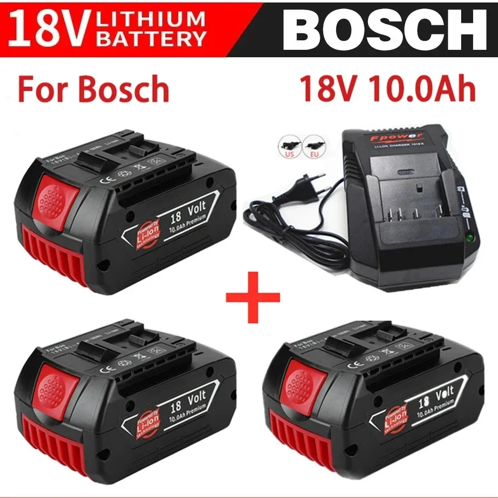 

NEW 18V 10000mAh Ersatz Batterie für Bosch 18V Professionelle System Cordless Werkzeuge BAT609 BAT618 GBA18V80 21700 Zelle