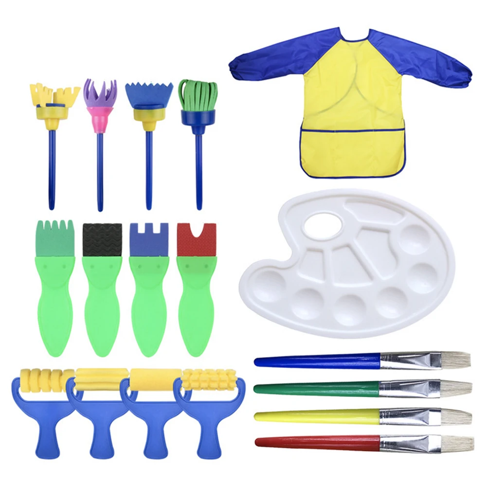 Complete Painting Sponge Set for Kids Educational Graffiti Brush Tools Enhance Imagination and Creative Skills
Complete Painting Sponge Set for Kids Educational Graffiti Brush Tools Enhance Imagination and Creative Skills