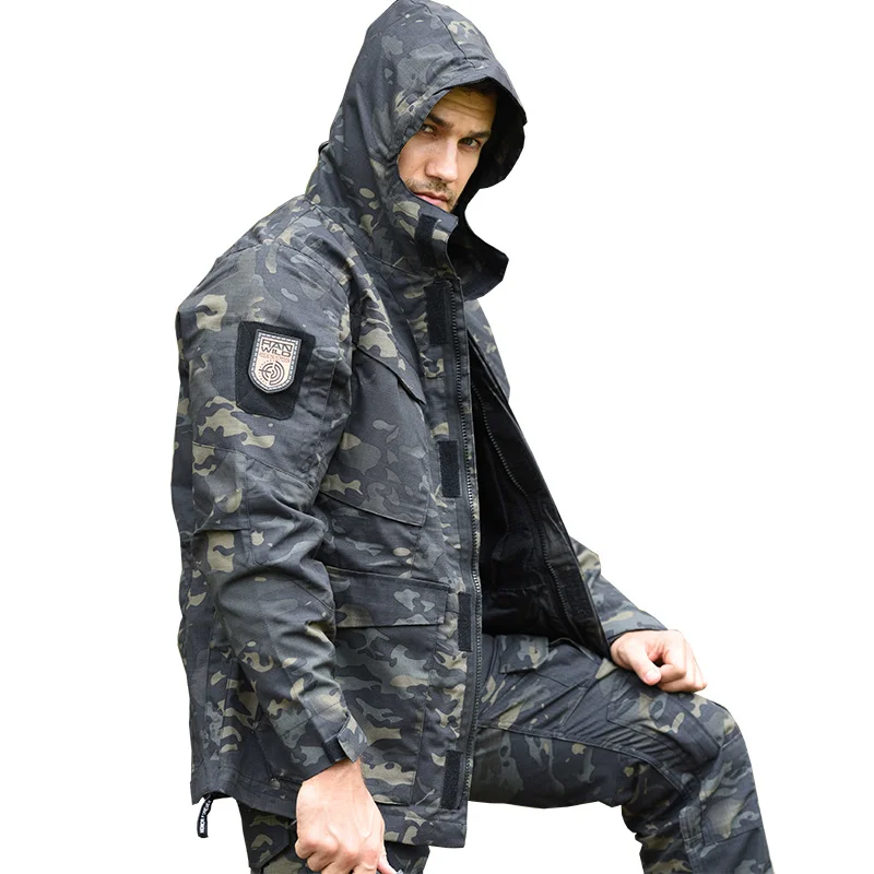 M65 Tactical Camouflage Windbreaker Outdoor Trekking Hiking Hunting Jackets Men Multi-pocket Hooded Coats Army Military Clothing
M65 Tactical Camouflage Windbreaker Outdoor Trekking Hiking Hunting Jackets Men Multi-pocket Hooded Coats Army Military Clothing