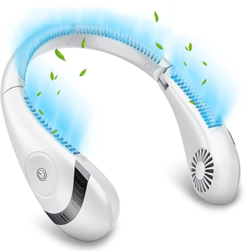 Portable Neck Fan,Foldable Bladeless Neck Fan,5000Mah Hands Free Fan,3 Speed Adjustments,360 Degree Airflow Fan
Portable Neck Fan,Foldable Bladeless Neck Fan,5000Mah Hands Free Fan,3 Speed Adjustments,360 Degree Airflow Fan