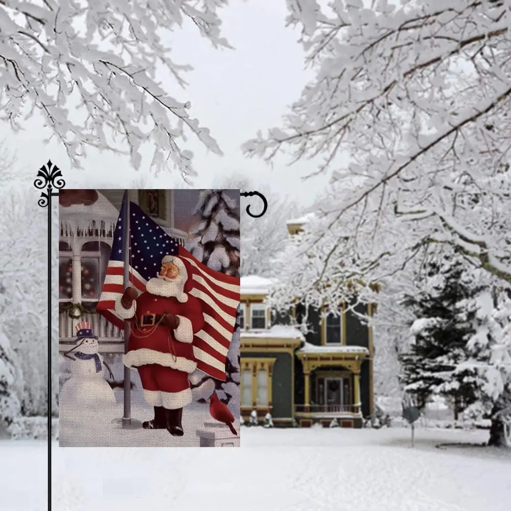 RonningStar Christmas Garden Flag Winter Holiday Santa Claus Indoor Digital Printing Durable Party Decorations College UV Resist
RonningStar Christmas Garden Flag Winter Holiday Santa Claus Indoor Digital Printing Durable Party Decorations College UV Resist