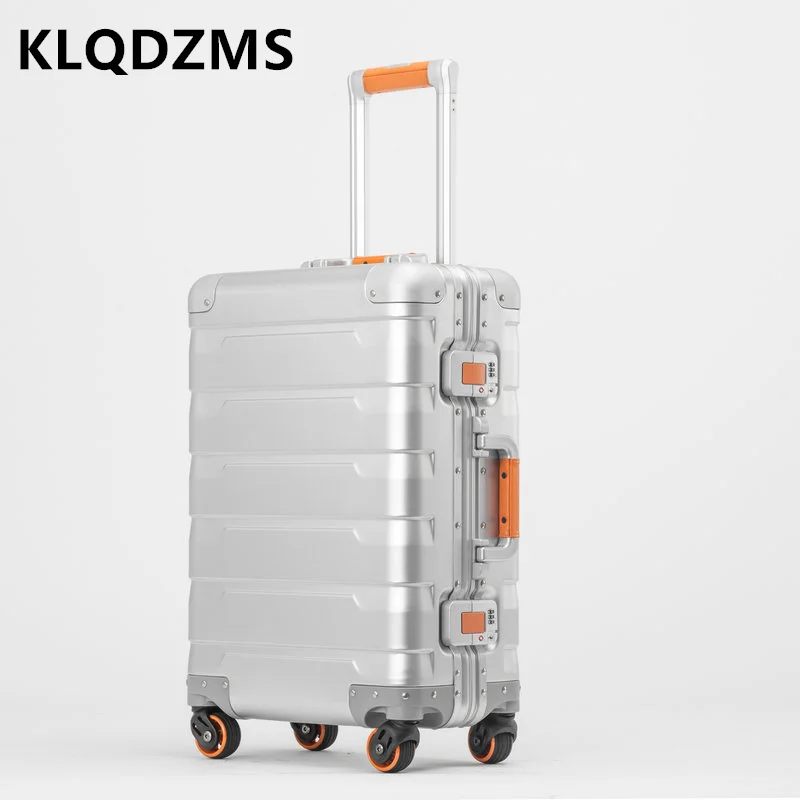 KLQDZMS 20"24" Inch New Men's Boarding Cases 100% Aluminum Magnesium Alloy Hand Luggage Business Portable Trolley Suitcase
KLQDZMS 20"24" Inch New Men's Boarding Cases 100% Aluminum Magnesium Alloy Hand Luggage Business Portable Trolley Suitcase