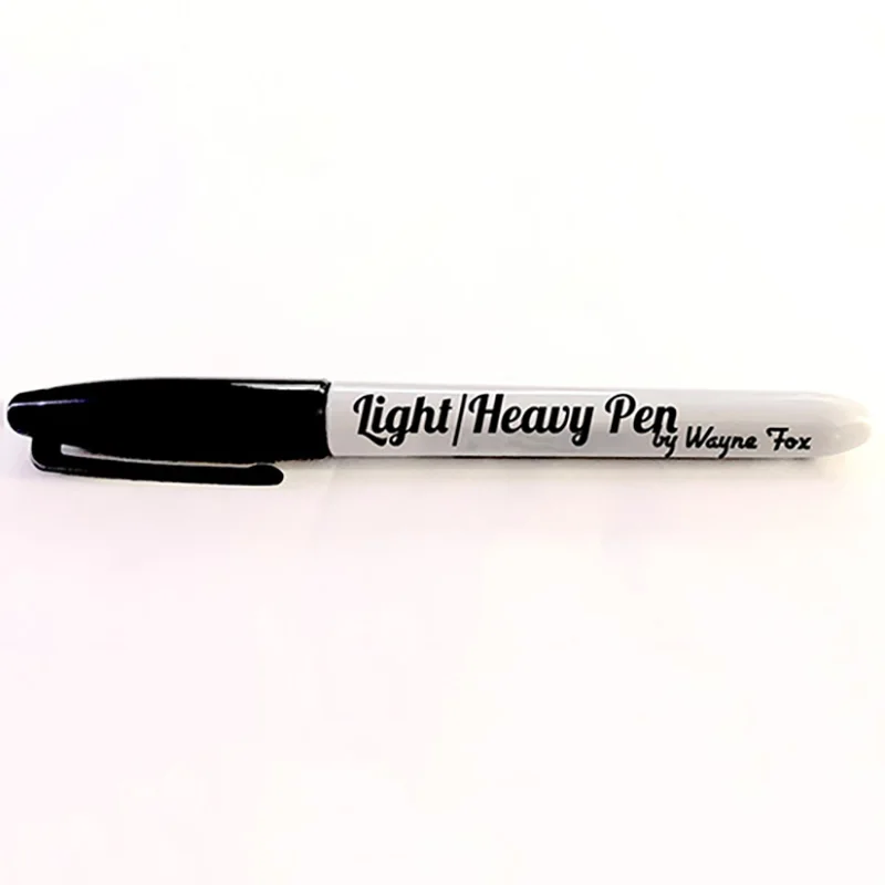 Light and Heavy Pen by Wayne Fox Magic Tricks Can't be Lifted Pen Magia Close up Street Illusions Gimmicks Mentalism Props Funny
Light and Heavy Pen by Wayne Fox Magic Tricks Can't be Lifted Pen Magia Close up Street Illusions Gimmicks Mentalism Props Funny