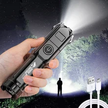Portable Flashlight Strong Light High-power Rechargeable Zoom Highlight Tactical Flashlight Outdoor Lighting LED Flashlight
Portable Flashlight Strong Light High-power Rechargeable Zoom Highlight Tactical Flashlight Outdoor Lighting LED Flashlight