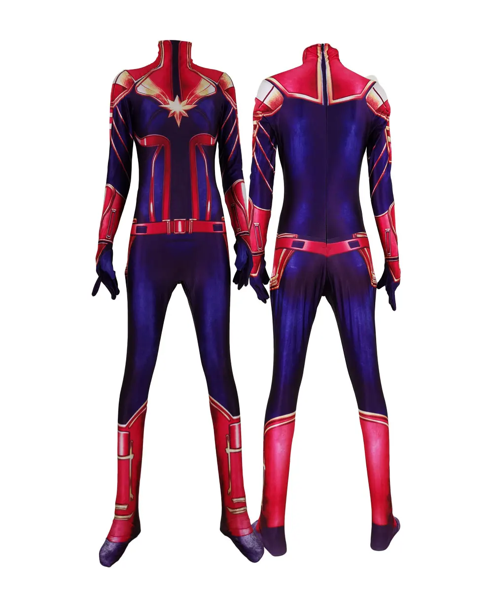 Movie Ms Captain Female Superhero Cosplay Costume Made Captain Halloween Costumes for Women Bodysuit
Movie Ms Captain Female Superhero Cosplay Costume Made Captain Halloween Costumes for Women Bodysuit