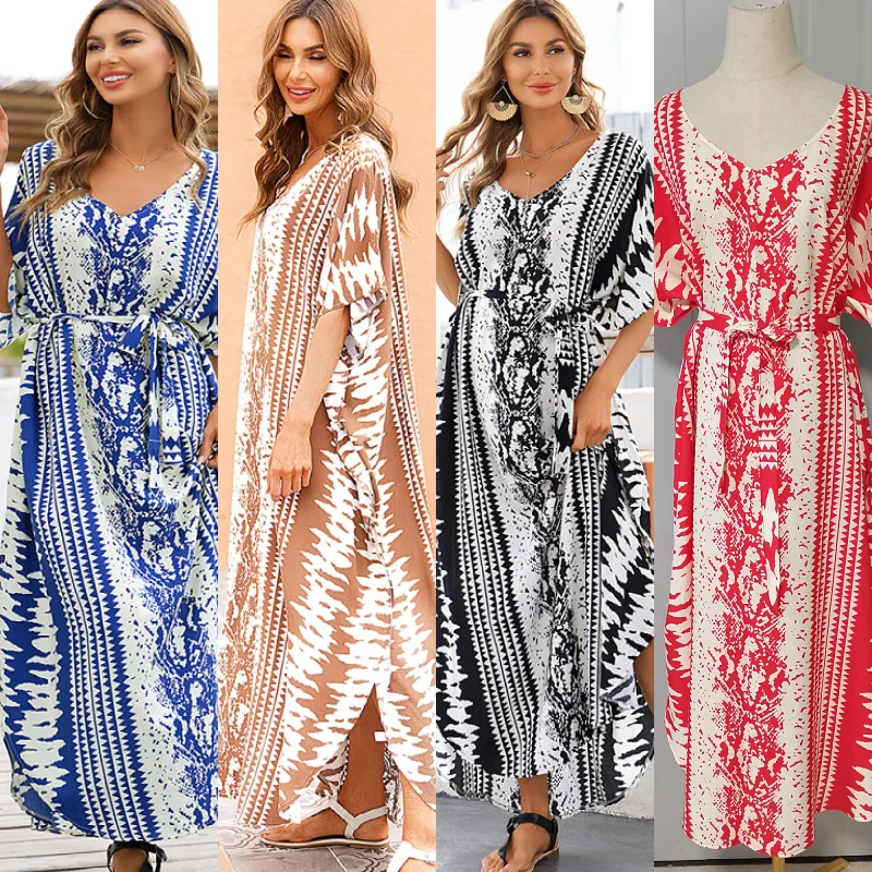 African clothing beach blouses explosions printed blouses holiday beach skirts bikini blouses sun protection blouses V-neck
African clothing beach blouses explosions printed blouses holiday beach skirts bikini blouses sun protection blouses V-neck