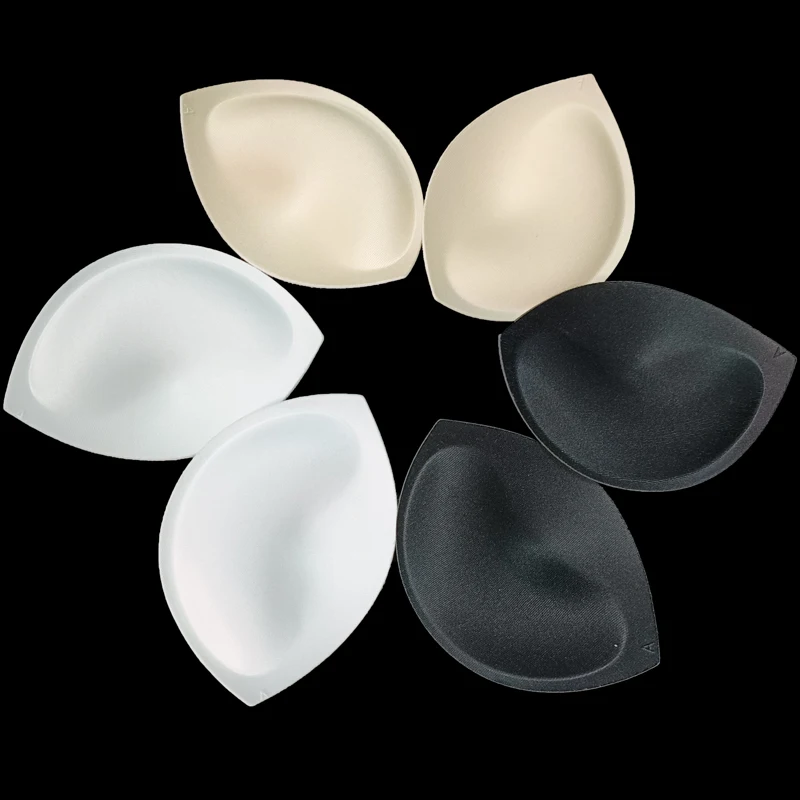 

3Pair/Lot Push Up Bra Padding Inserts Cups for Swimsuit Bikini Wholesale Women Breast Enhancer Removeable Sexy Sponge Bra Pads