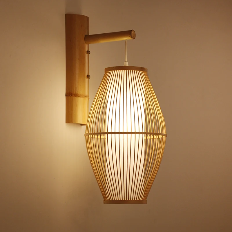 Retro Japanese living room wall lamp bedroom teahouse wooden wall lamp bamboo willow rattan Lantern Lampshade Oriental wall lamp
Retro Japanese living room wall lamp bedroom teahouse wooden wall lamp bamboo willow rattan Lantern Lampshade Oriental wall lamp