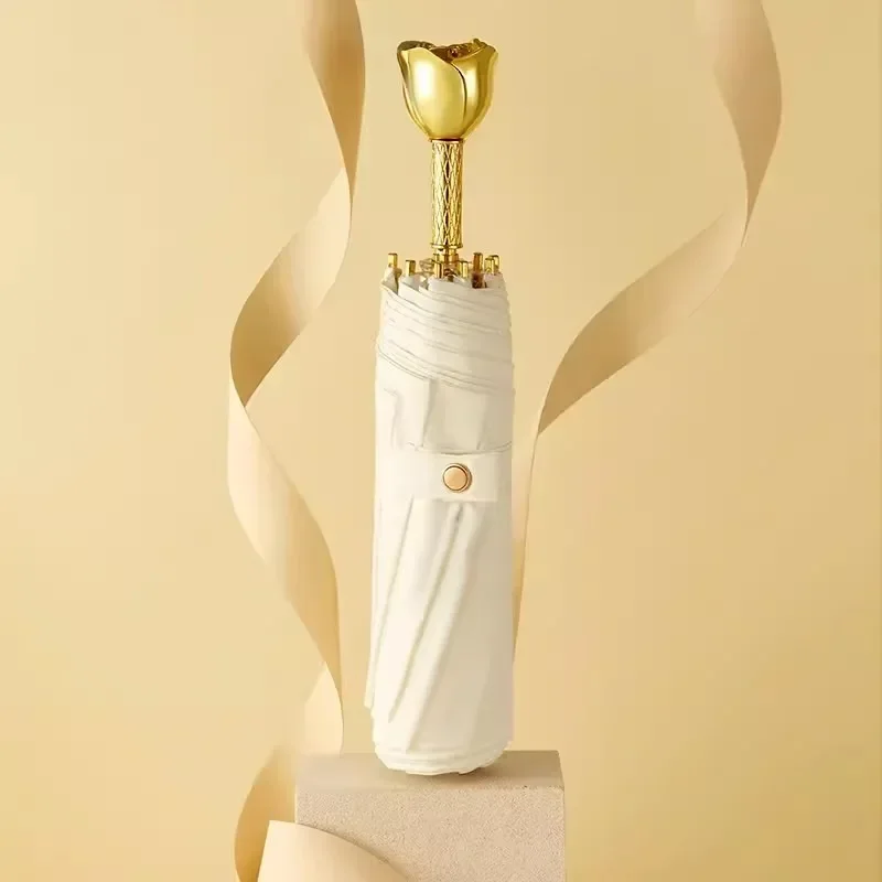 High-end Luxury Rose Handle Umbrella Girls High Appearance Level Sunshine and Rain Dual Use Advanced Sunset Rose Retro Umbrella
High-end Luxury Rose Handle Umbrella Girls High Appearance Level Sunshine and Rain Dual Use Advanced Sunset Rose Retro Umbrella