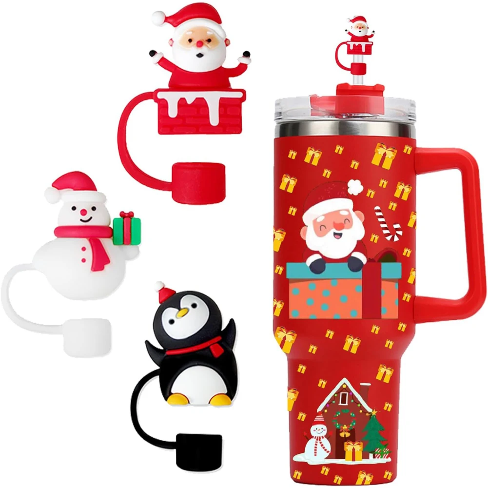 10mm Protable Cartoon Straw Toppers Prevent Spills Protect Your Drinks Christmas Straw Covers For 0.4 Inch/10mm Straws Tips
10mm Protable Cartoon Straw Toppers Prevent Spills Protect Your Drinks Christmas Straw Covers For 0.4 Inch/10mm Straws Tips