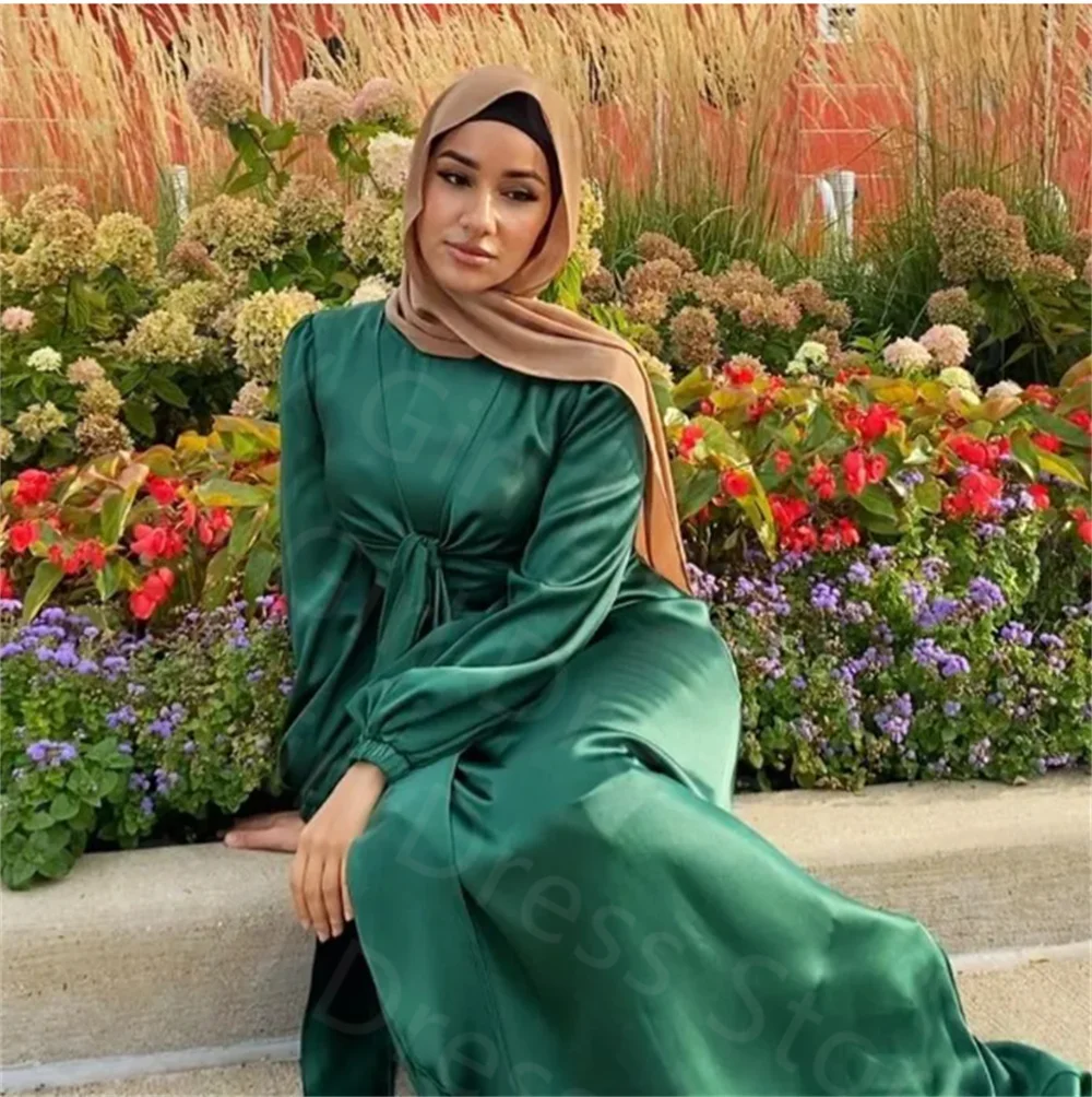 Classic Ethnic Clothing Eid Satinlike Dress Dubai Abaya For Women Wrap Front Long Sleeve Dresses 2024 Party Muslim فساتين سهره
Classic Ethnic Clothing Eid Satinlike Dress Dubai Abaya For Women Wrap Front Long Sleeve Dresses 2024 Party Muslim فساتين سهره
