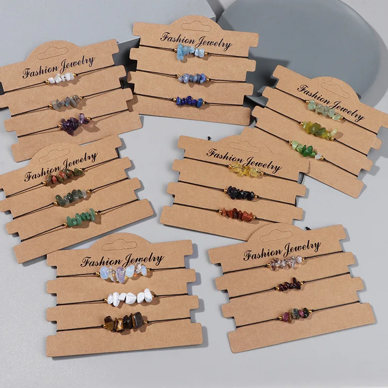 3pcs/set Natural Gravel Bracelets Irregular Quartz Handmade Woven Adjustable Friendship Bracelet For Women Fashion Jewelry Gifts
3pcs/set Natural Gravel Bracelets Irregular Quartz Handmade Woven Adjustable Friendship Bracelet For Women Fashion Jewelry Gifts