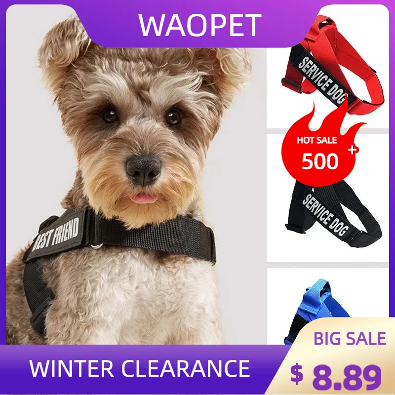 No Pull Collar Harness For Dog Lightweight Solid Durable PP Rope Dog Chest Harness Replaceable Personality Patches Training Pets
No Pull Collar Harness For Dog Lightweight Solid Durable PP Rope Dog Chest Harness Replaceable Personality Patches Training Pets