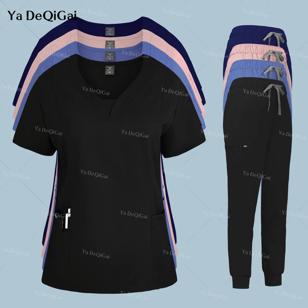 Classic Beautician Uniform Hospital Scrubs Set Nurse Accessories Medical Clothing for Women Dental Clinic Top+Pants Spa Workwear
Classic Beautician Uniform Hospital Scrubs Set Nurse Accessories Medical Clothing for Women Dental Clinic Top+Pants Spa Workwear