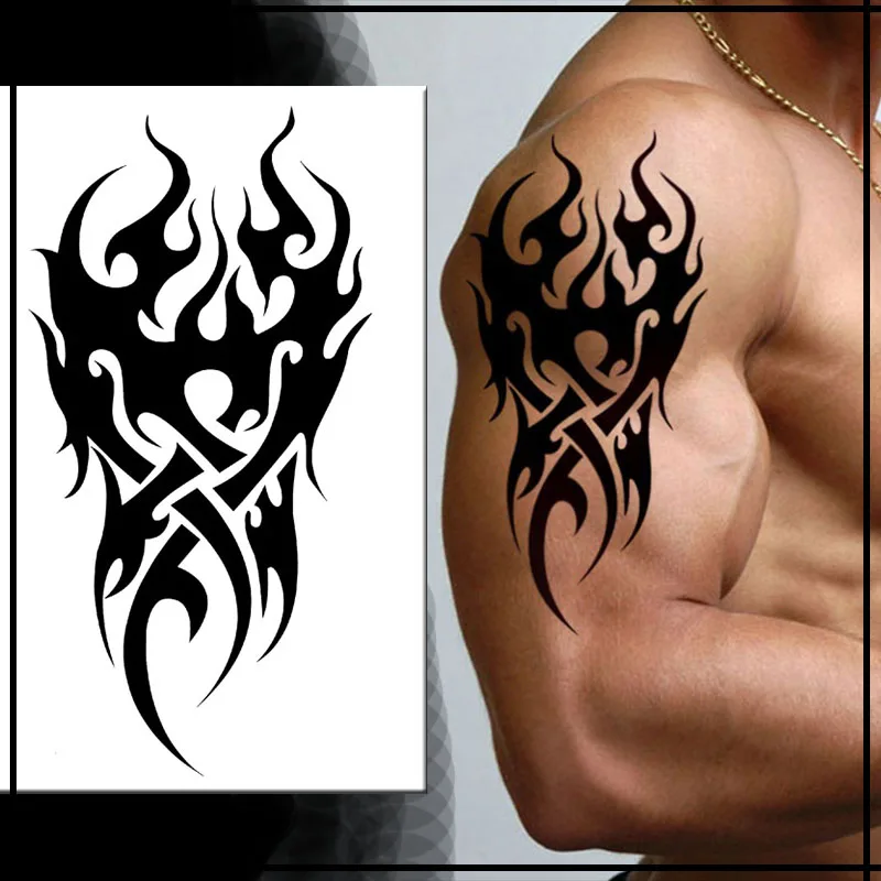 3 pcs Totem flame pattern temporary waterproof tattoo stickers sexy handsome men party tattoo stickers
3 pcs Totem flame pattern temporary waterproof tattoo stickers sexy handsome men party tattoo stickers