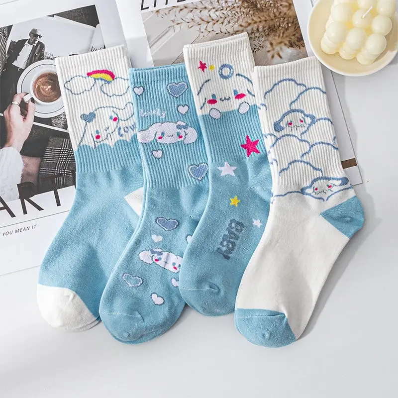3Pcs Kawaii Sanrio Cinnamoroll Mid-Calf Socks Accessories Cute Beauty Cartoon Anime Versatile Absorbent Toys for Girls Gift
3Pcs Kawaii Sanrio Cinnamoroll Mid-Calf Socks Accessories Cute Beauty Cartoon Anime Versatile Absorbent Toys for Girls Gift