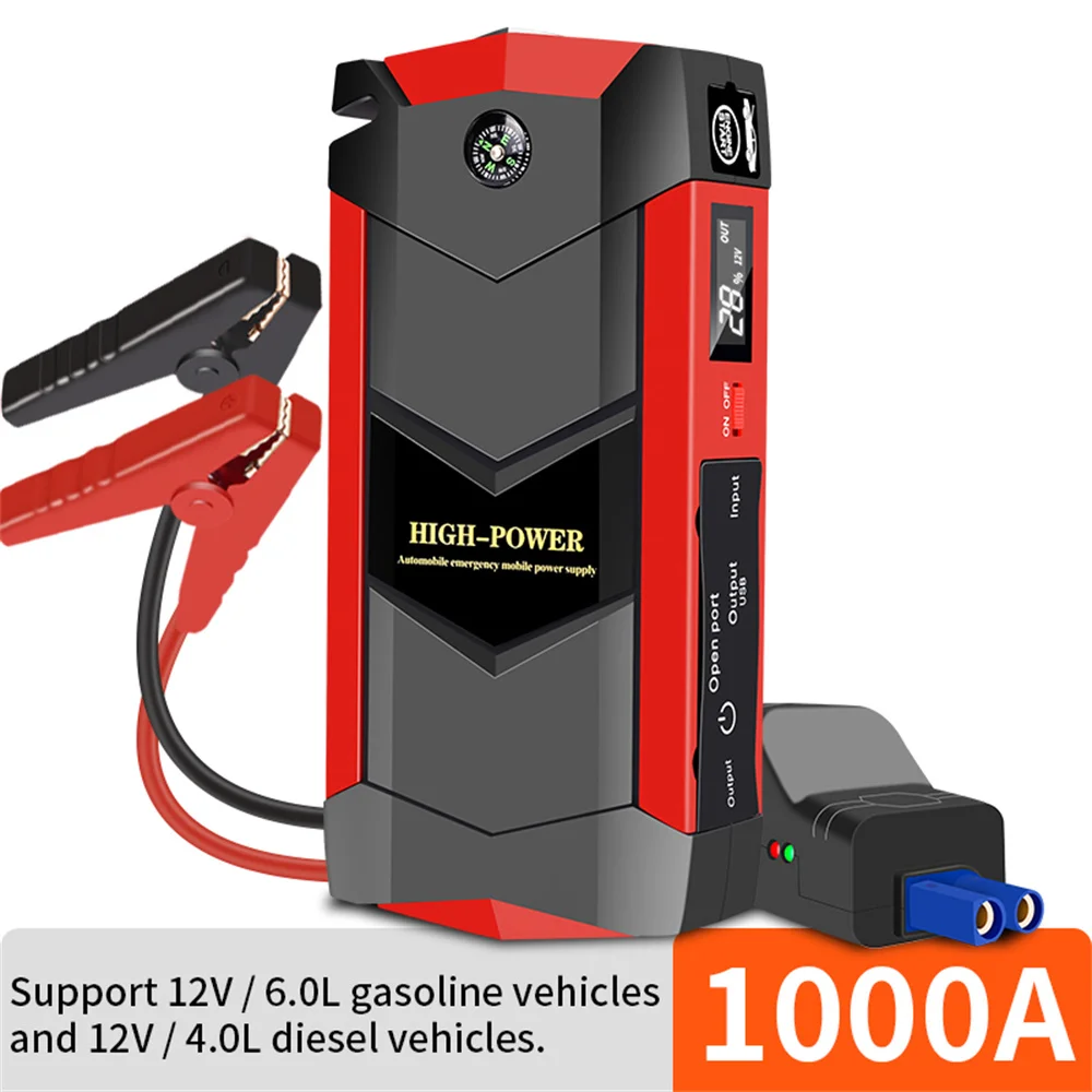 82800mAh Car Jump Starter High Power Emergency Battery Booster Start-up Power Supply for 12V Car Battery Rescue Mobile Charging
82800mAh Car Jump Starter High Power Emergency Battery Booster Start-up Power Supply for 12V Car Battery Rescue Mobile Charging