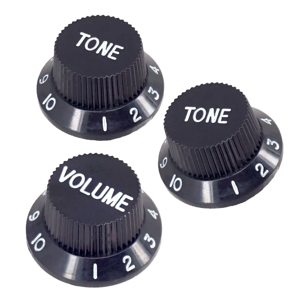 3Pcs Guitars ST Knob 1 Volume 2 Tone Control Knobs Plastic Knobs For Electric Guitar Stringed Instruments Accessories
3Pcs Guitars ST Knob 1 Volume 2 Tone Control Knobs Plastic Knobs For Electric Guitar Stringed Instruments Accessories