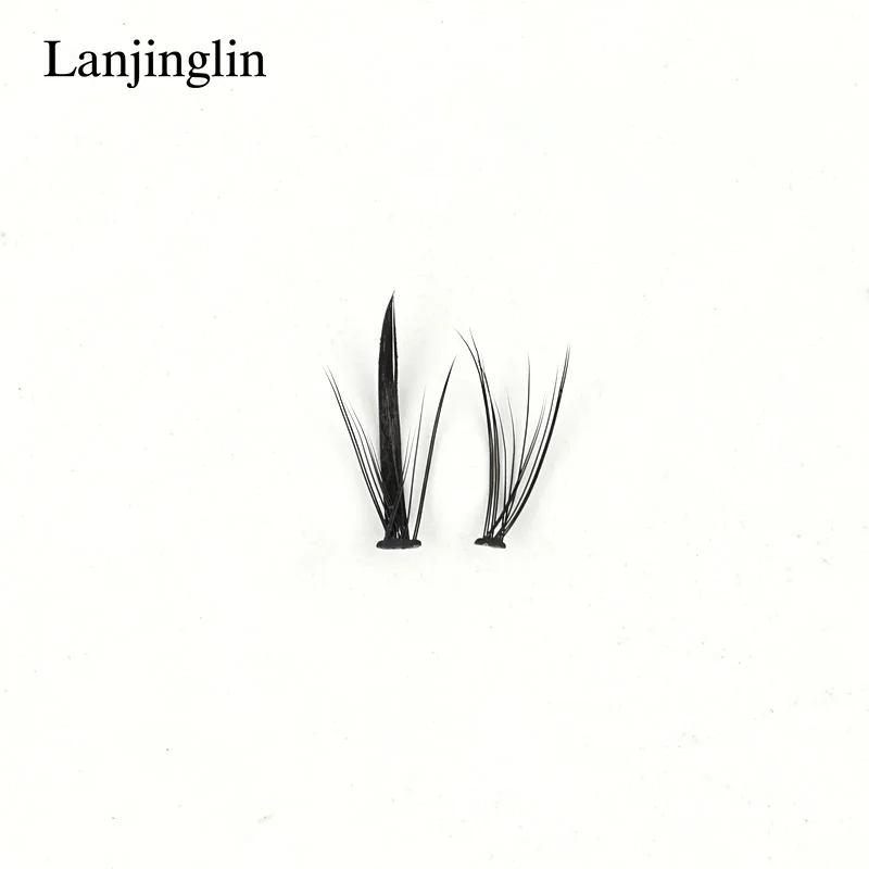 Individual Lashes 6 Rows 246 Bundles Cluster Spikes Lash Wispy Premade Russian Natural Fluffy False Eyelashes Makeup Tool Lashes 18 Sff570c88462d4156bd12735f10579aa5F