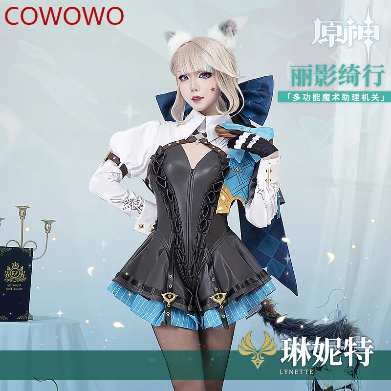 COWOWO Genshin Impact Lynette Magician Game Suit Elegant Lovely Cosplay Costume Halloween Party Role Play Outfit Women XS-3XL
COWOWO Genshin Impact Lynette Magician Game Suit Elegant Lovely Cosplay Costume Halloween Party Role Play Outfit Women XS-3XL