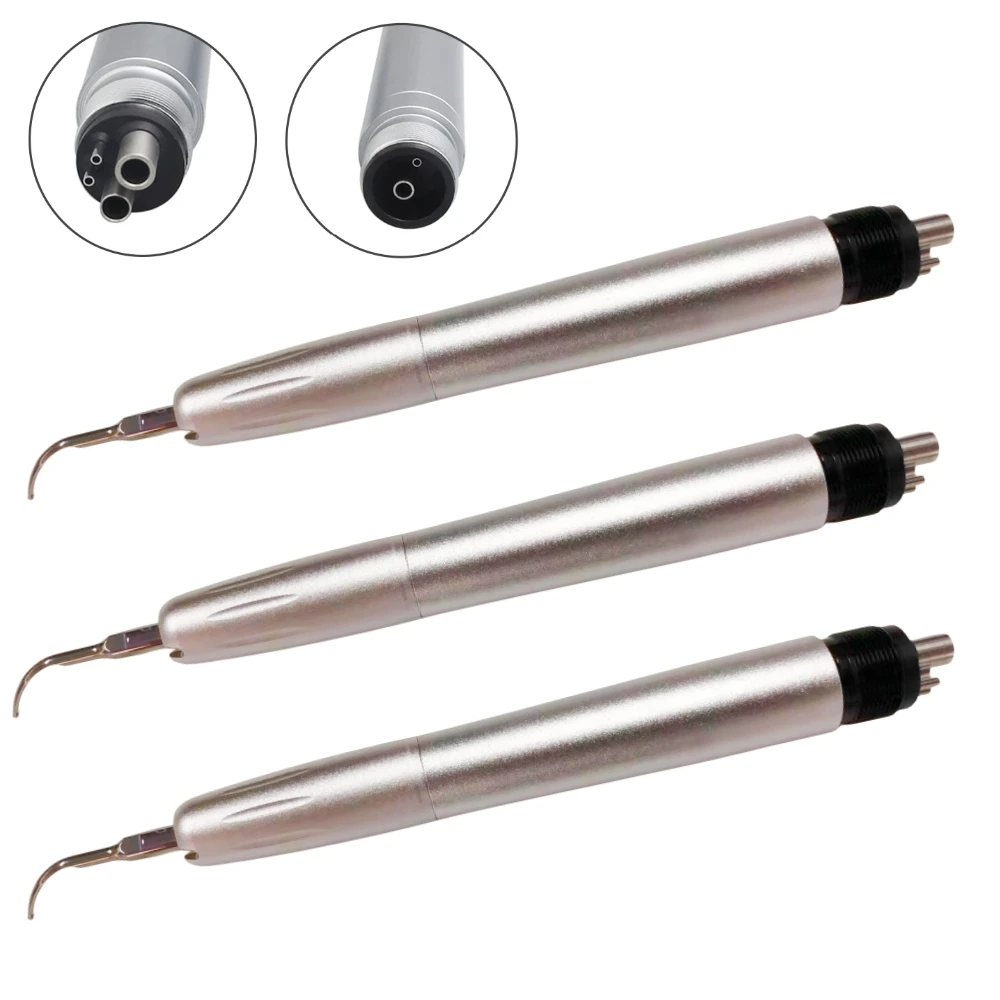 

2/4 Holes Dentistry Ultrasonic Air Scaler Handpiece With 3 Tips Teeth Whitening Dental Dentist Lab Clinic Teeth Cleaning Tools