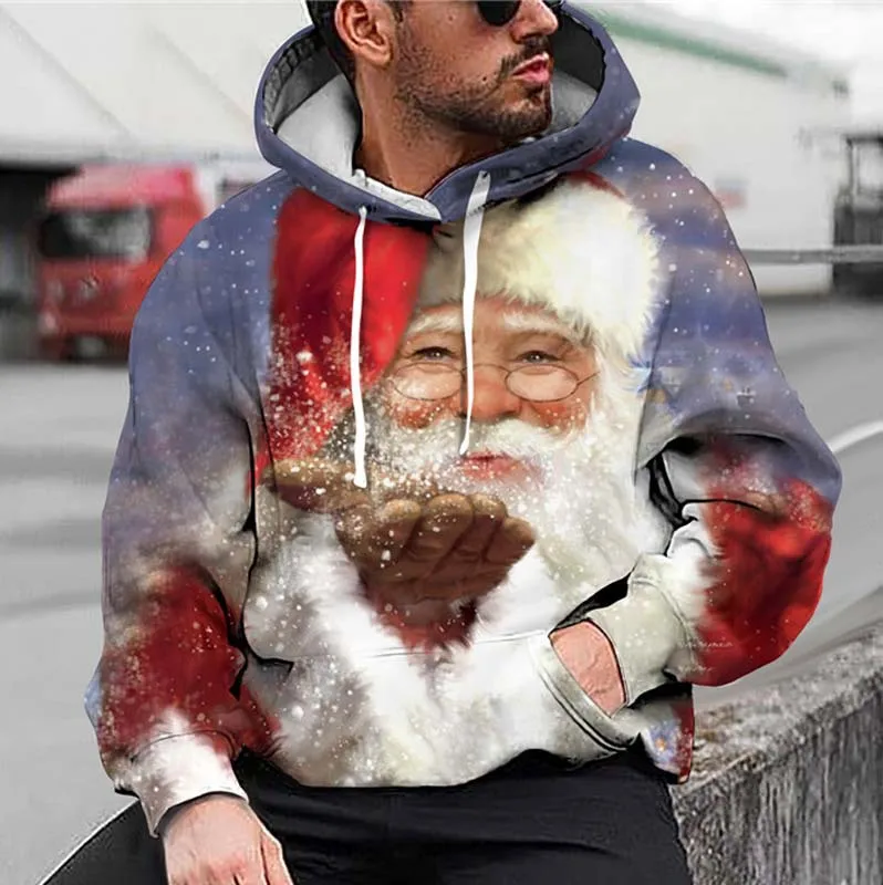 Christmas New Year Men's 3D Santa Claus Printed Hoodies Sweatshirt Long Sleeve Kids Pullover Top Streetwear Plus Size Clothing
Christmas New Year Men's 3D Santa Claus Printed Hoodies Sweatshirt Long Sleeve Kids Pullover Top Streetwear Plus Size Clothing