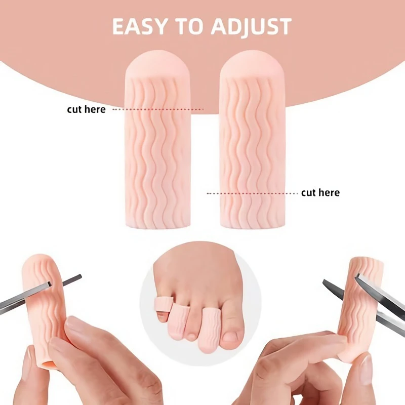 1Pair Gel Tubes Bunion Corrector Finger Protector Little Toe Cover Foot Care Tools Silicone Pain Relief Straightener Orthosis
1Pair Gel Tubes Bunion Corrector Finger Protector Little Toe Cover Foot Care Tools Silicone Pain Relief Straightener Orthosis
