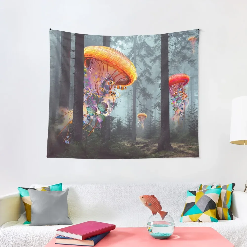 

Forest of Jellyfish Worlds Tapestry Nordic Home Decor Decoration Bedroom Tapestry