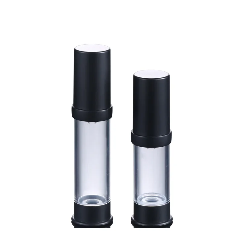 50pcs Clear Airless Bottles Refillable Lotion Pump 5ml 10ml Matte Black Cover Cosmetic Packaging Essence Emulsion Vacuum Bottle
50pcs Clear Airless Bottles Refillable Lotion Pump 5ml 10ml Matte Black Cover Cosmetic Packaging Essence Emulsion Vacuum Bottle