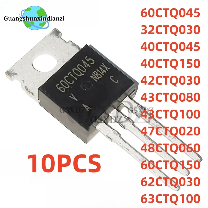 10 шт. 32CTQ030 40CTQ045 40CTQ150 42CTQ030 43CTQ080 43CTQ100 47CTQ020 48CTQ060 60CTQ045 60CTQ150 62CTQ030 63CTQ100 TO-220
10 шт. 32CTQ030 40CTQ045 40CTQ150 42CTQ030 43CTQ080 43CTQ100 47CTQ020 48CTQ060 60CTQ045 60CTQ150 62CTQ030 63CTQ100 TO-220