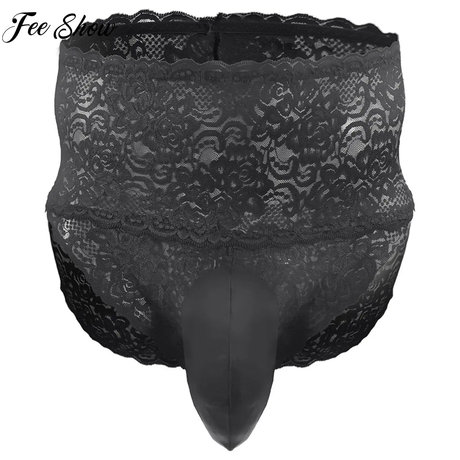 Mens High Waist Lace Underpants Sissy Lingerie Semi-Sheer Lace Bulge Pouch Hip Full Coverage Transvestite Crossdresser Briefs
Mens High Waist Lace Underpants Sissy Lingerie Semi-Sheer Lace Bulge Pouch Hip Full Coverage Transvestite Crossdresser Briefs