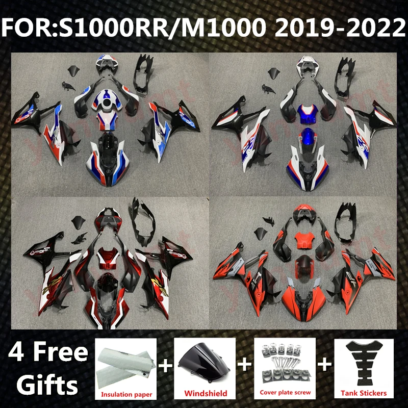 

NEW ABS Motorcycle fairings kit fit For BMW S1000RR S 1000 S1000 RR M1000 2019 2020 2021 2022 full fairing kit bodywork set zxmt