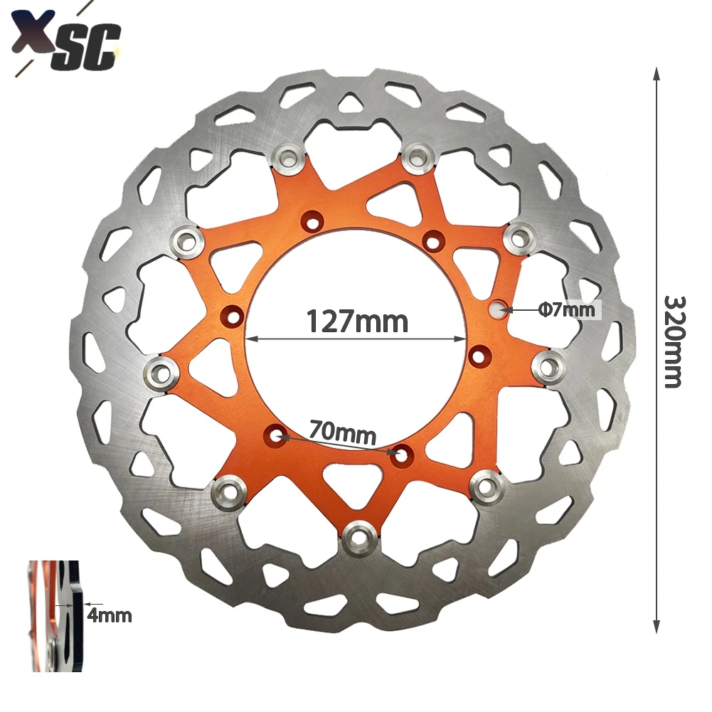 Motorcycle 320MM Floating Brake Good Quality Polish Rotor Perfect Stainless Steel Carrier For KTM SX EXC XC-W 125-530 1998-2020
Motorcycle 320MM Floating Brake Good Quality Polish Rotor Perfect Stainless Steel Carrier For KTM SX EXC XC-W 125-530 1998-2020