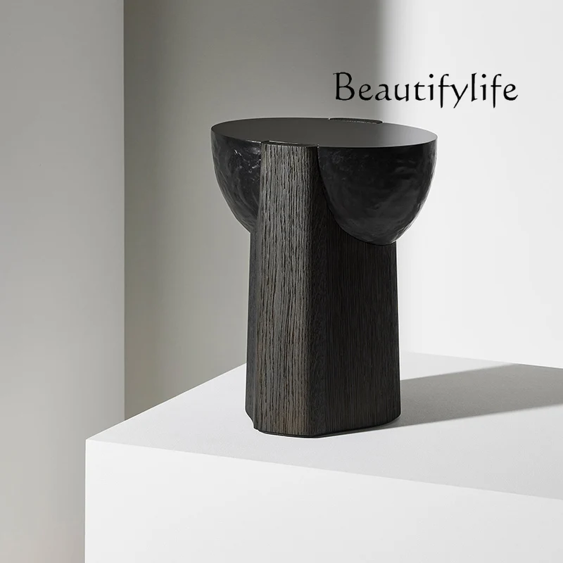 Black Silent Style Solid Wood Special-Shaped Small Coffee Table Nordic Simple Household Sofa Edge round Corner Table
Black Silent Style Solid Wood Special-Shaped Small Coffee Table Nordic Simple Household Sofa Edge round Corner Table