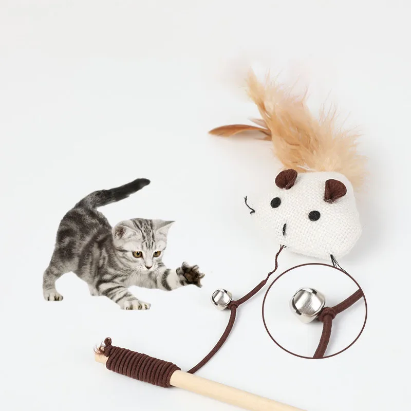 Cat Toys Cat Stick Cat Toys Cat Stick Cat Artifact Wooden Mouse Long Pole Bell Pet Supplies Cat Accessories
Cat Toys Cat Stick Cat Toys Cat Stick Cat Artifact Wooden Mouse Long Pole Bell Pet Supplies Cat Accessories