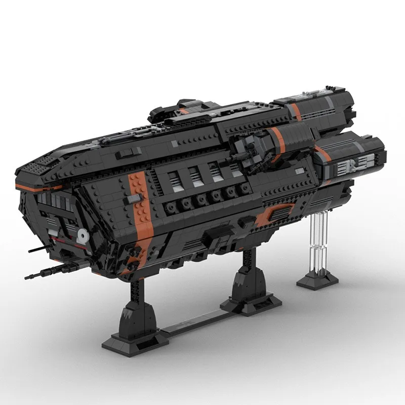 3669PCS MOC Classic Movies Spaceship Building Blocks Frigate Rocinante- Corvette-Class Warsship Model Display Toys Holiday Gifts 3669PCS MOC Classic Movies Spaceship Building Blocks Frigate Rocinante- Corvette-Class Warsship Model Display Toys Holiday Gifts