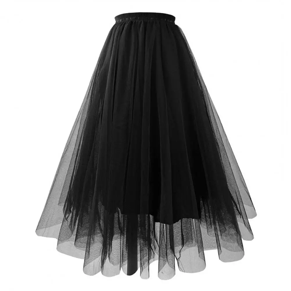 Loose Fit Skirt Elegant Women's High Waist Mesh Gauze Pleated A-line Maxi Tulle Skirt for Prom Summer Special Occasions Flared
Loose Fit Skirt Elegant Women's High Waist Mesh Gauze Pleated A-line Maxi Tulle Skirt for Prom Summer Special Occasions Flared