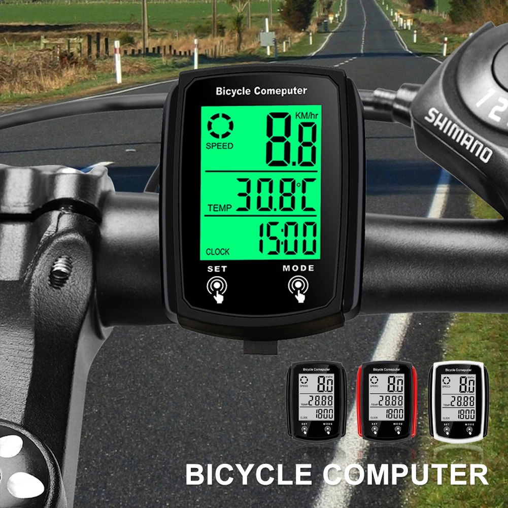 Bicycle Computer Bike Night Vision Stopwatch Wired Waterproof Speedometer Odometer Cycling Speed Counter Bicycle Accessories
Bicycle Computer Bike Night Vision Stopwatch Wired Waterproof Speedometer Odometer Cycling Speed Counter Bicycle Accessories