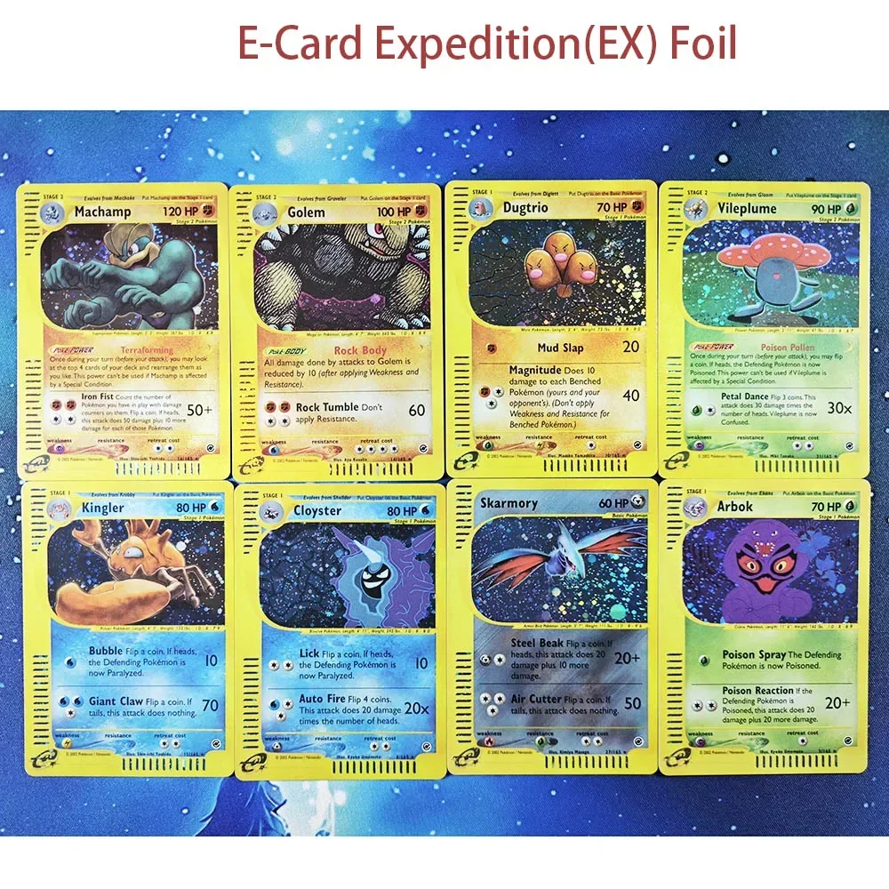 Pokémon Single Cards 1st Edition E-Card Expedition (EX) Foil Cards Charizard mewtwo blastoise Game Collection PTCG PROXY
Pokémon Single Cards 1st Edition E-Card Expedition (EX) Foil Cards Charizard mewtwo blastoise Game Collection PTCG PROXY