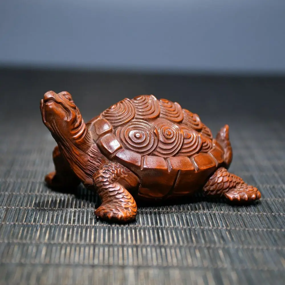 Chinese Antique Boxwood Wood Carving Exquisite Turtle Statue Collection Nice Art
Chinese Antique Boxwood Wood Carving Exquisite Turtle Statue Collection Nice Art