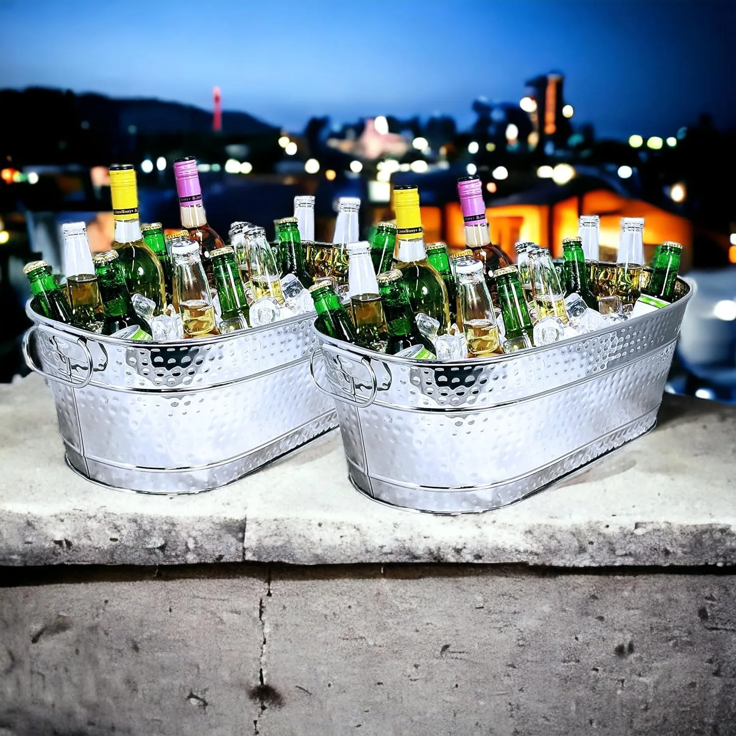 Galvanized Bucket Classic Rustic Vintage Storage Oval Bucket Bin Galvanized Metal Ice Bucket for Beverage Party Home Parties
Galvanized Bucket Classic Rustic Vintage Storage Oval Bucket Bin Galvanized Metal Ice Bucket for Beverage Party Home Parties